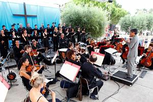NICE CIMIEZ 2012 07 01 CINQUANTENAIRE DE NOTRE EXODE musiciens coeur de l'opera de nice